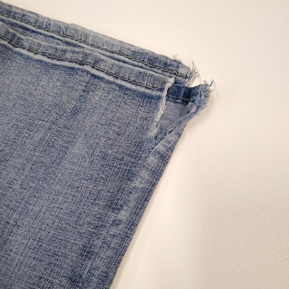 Axe & Crown Slim Straight Jeans Scratchy Seven-Pockets Vintage Wash Tag: W42 L32 - Picture 13 of 13